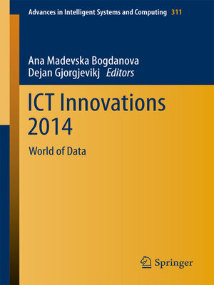cover image of ICT Innovations 2014